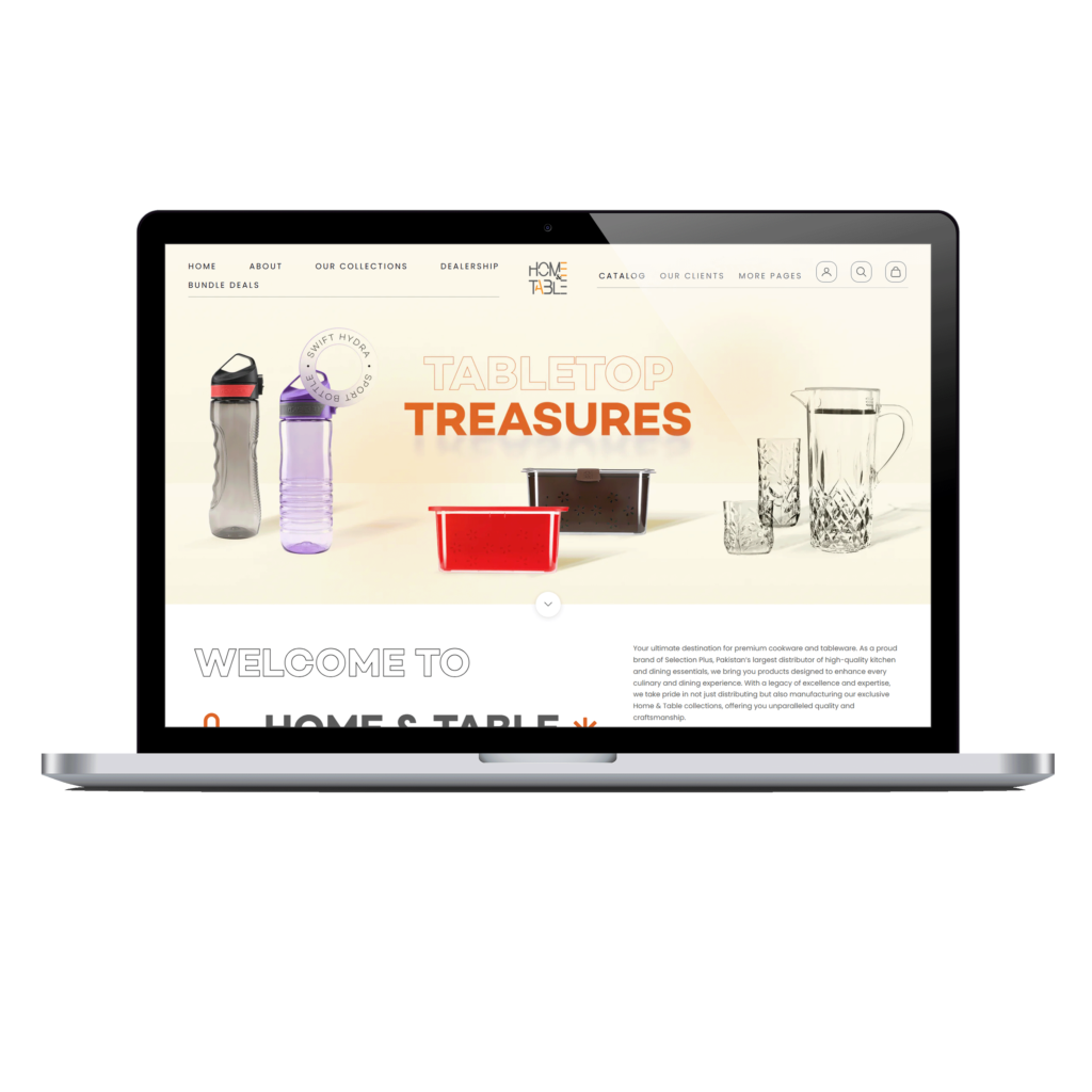 Premium cookware and elegant tableware designed to elevate your kitchen and dining experience